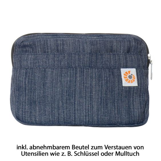 Ergobaby Babytrage Omni 360 Cool Air Mesh für 4 Tragepositionen - Indigo Weave