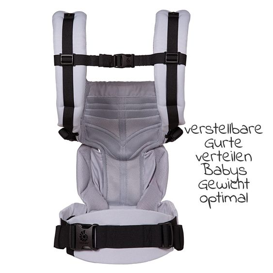Ergobaby Baby carrier Omni 360 Cool Air Mesh for 4 carrying positions - Lilac Grey
