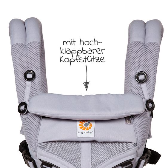 Ergobaby Baby carrier Omni 360 Cool Air Mesh for 4 carrying positions - Lilac Grey