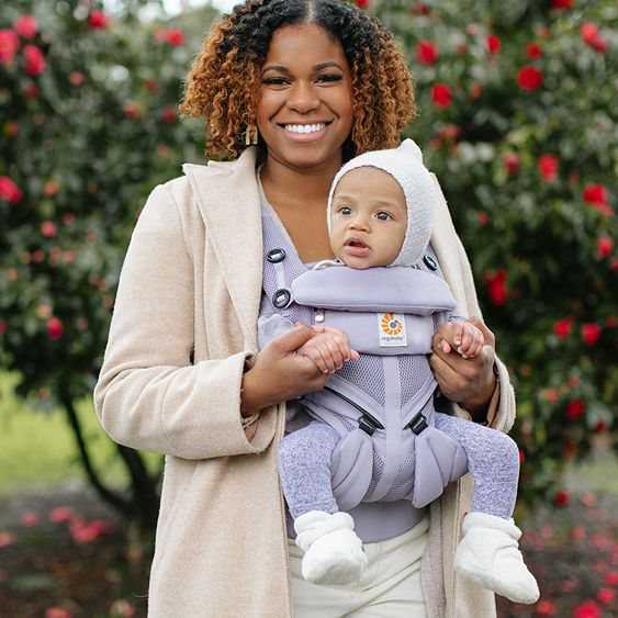Ergobaby Baby carrier Omni 360 Cool Air Mesh for 4 carrying positions - Lilac Grey