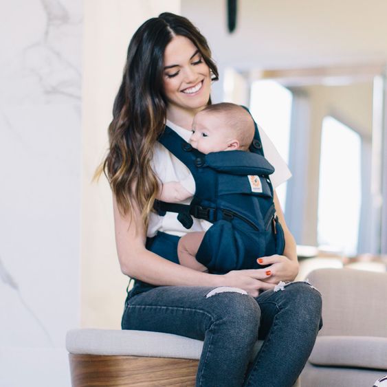 Ergobaby Babytrage Omni 360 Cool Air Mesh für 4 Tragepositionen - Midnight Blue
