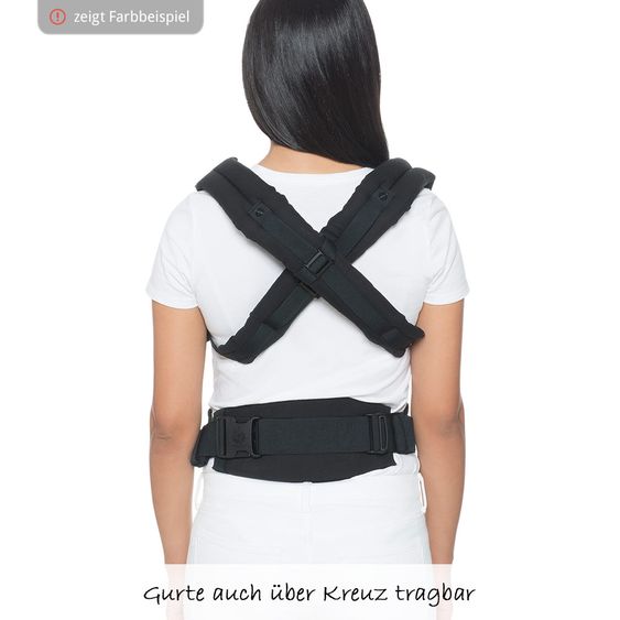 Ergobaby Babytrage Omni 360 Cool Air Mesh für 4 Tragepositionen mit Lordosestütze - Carbon Grey