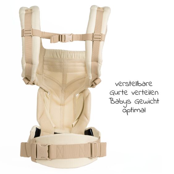 Ergobaby Babytrage Omni 360 Cool Air Mesh für 4 Tragepositionen - Natural Weave