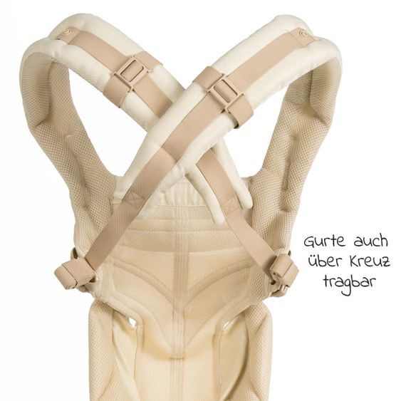 Ergobaby Babytrage Omni 360 Cool Air Mesh für 4 Tragepositionen - Natural Weave