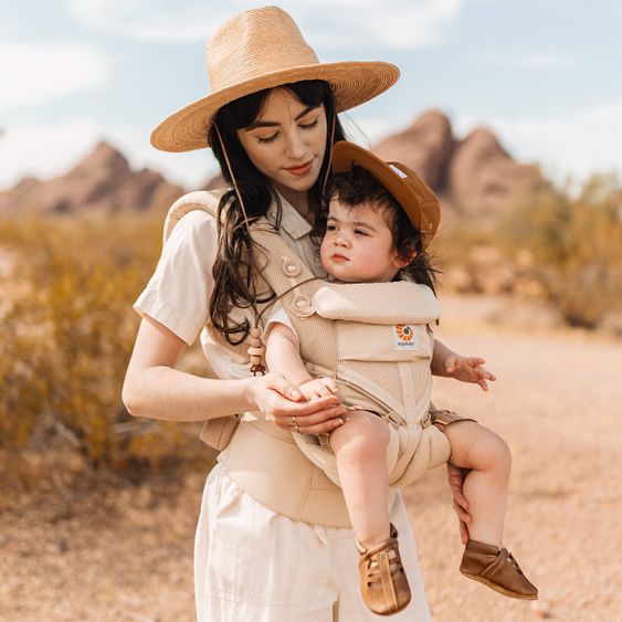 Ergobaby Babytrage Omni 360 Cool Air Mesh für 4 Tragepositionen - Natural Weave