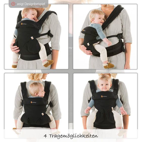 Ergobaby Babytrage Omni 360 Cool Air Mesh für 4 Tragepositionen - Plum