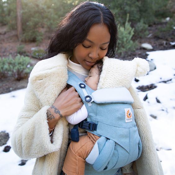 Ergobaby Baby carrier Omni 360 for 4 carrying positions - Heritage Blue