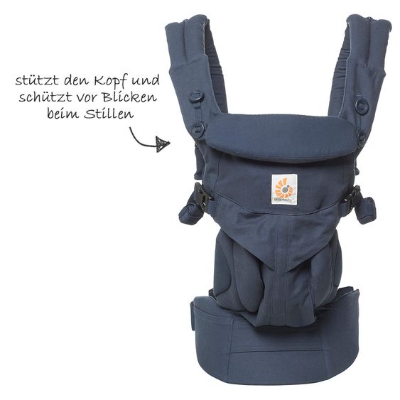 Ergobaby Babytrage Omni 360 für 4 Tragepositionen - Midnight Blue