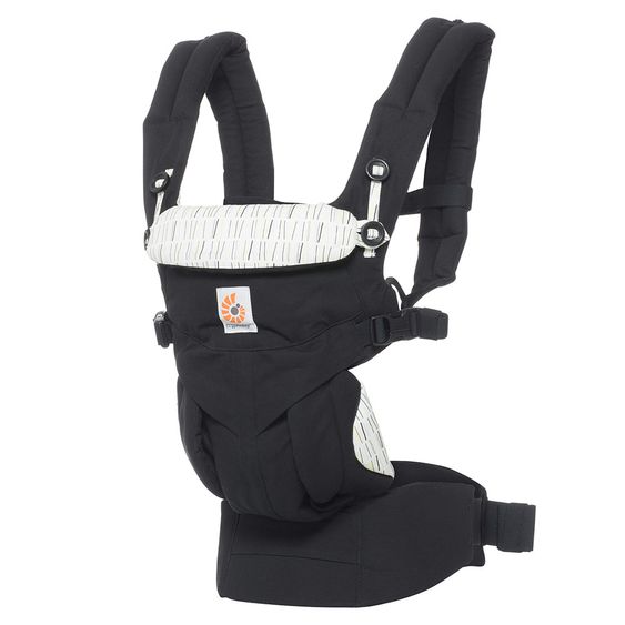 Ergobaby Babytrage Omni 360 für 4 Tragepositionen mit Lordosestütze - Downtown