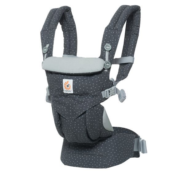 Ergobaby Babytrage Omni 360 für 4 Tragepositionen mit Lordosestütze - Starry Sky