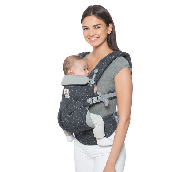 Ergobaby Babytrage Omni 360 für 4 Tragepositionen mit Lordosestütze - Starry Sky