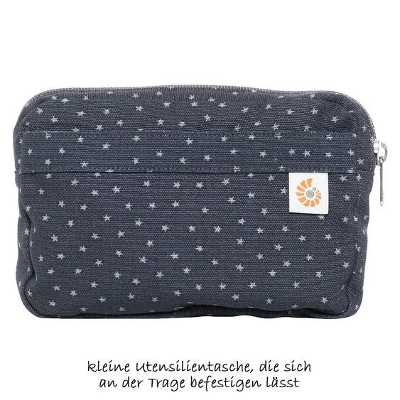 Ergobaby Babytrage Omni 360 für 4 Tragepositionen mit Lordosestütze - Starry Sky