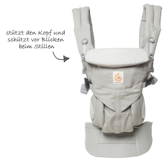 Ergobaby Babytrage Omni 360 für 4 Tragepositionen - Pearl Grey