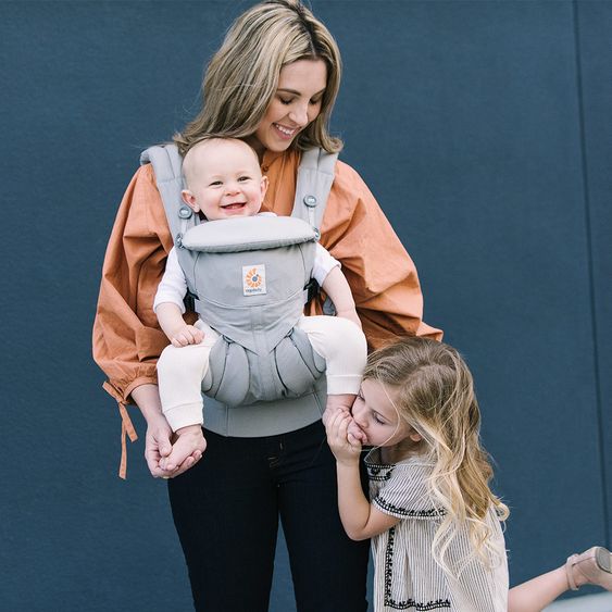 Ergobaby Babytrage Omni 360 für 4 Tragepositionen - Pearl Grey