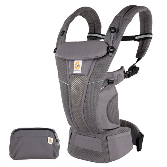 Ergobaby Babytrage Omni Breeze Soft Flex - Graphite Grey