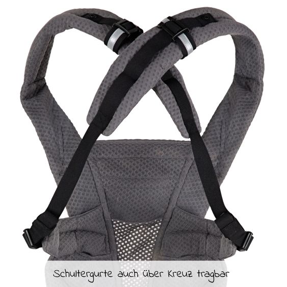 Ergobaby Babytrage Omni Breeze Soft Flex - Graphite Grey
