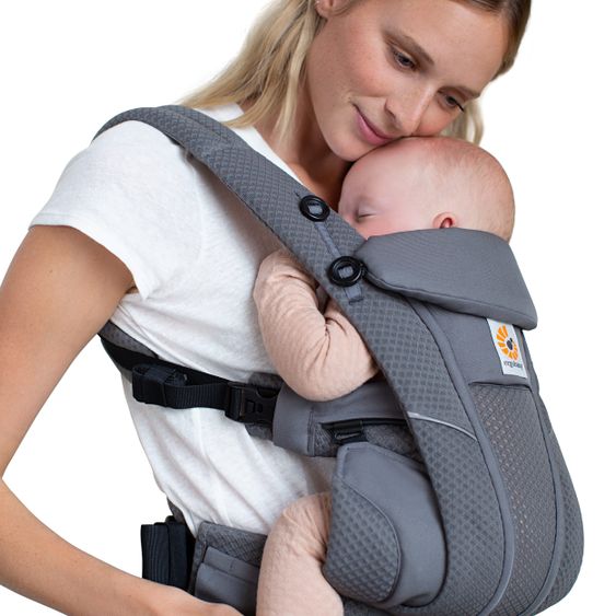 Ergobaby Babytrage Omni Breeze Soft Flex - Graphite Grey