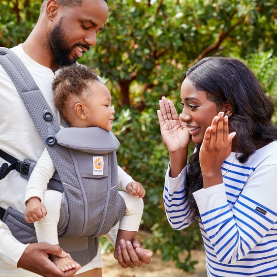 Ergobaby Babytrage Omni Breeze Soft Flex - Graphite Grey