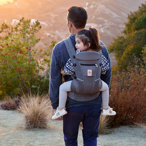 Ergobaby Babytrage Omni Breeze Soft Flex - Graphite Grey
