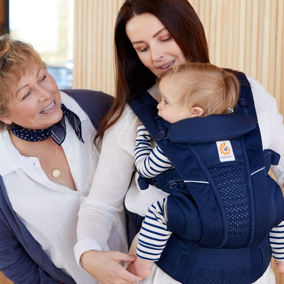 Ergobaby Babytrage Omni Breeze Soft Flex - Midnight Blue