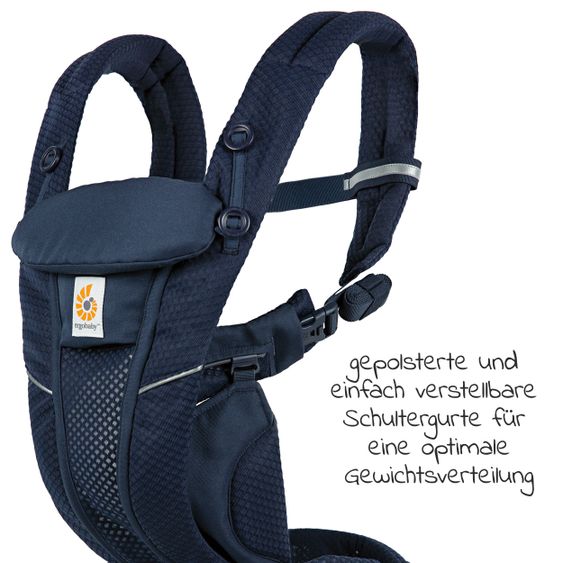 Ergobaby Babytrage Omni Breeze Soft Flex - Midnight Blue