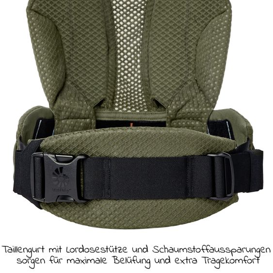 Ergobaby Babytrage Omni Breeze Soft Flex - Olive Green