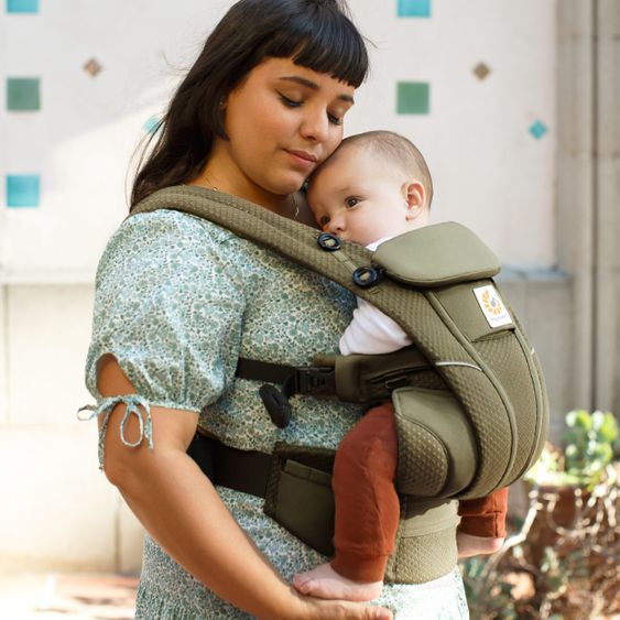 Ergobaby Babytrage Omni Breeze Soft Flex - Olive Green