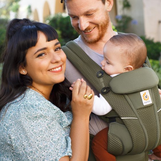 Ergobaby Babytrage Omni Breeze Soft Flex - Olive Green