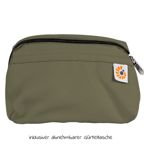 Ergobaby Babytrage Omni Breeze Soft Flex - Olive Green