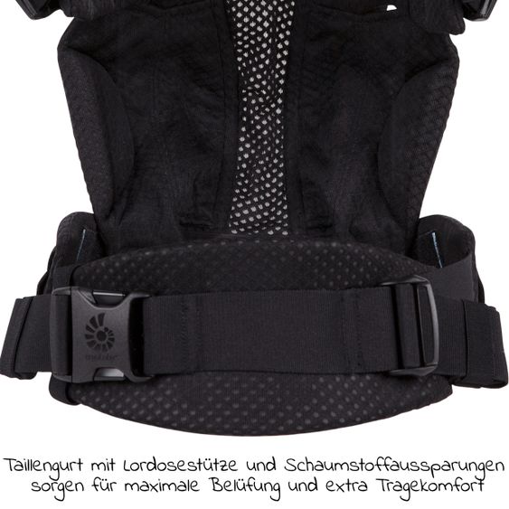Ergobaby Babytrage Omni Breeze Soft Flex - Onyx Black