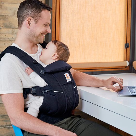 Ergobaby Babytrage Omni Breeze Soft Flex - Onyx Black