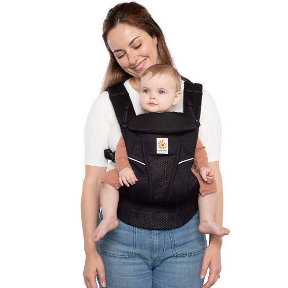 Ergobaby Babytrage Omni Breeze Soft Flex - Onyx Black