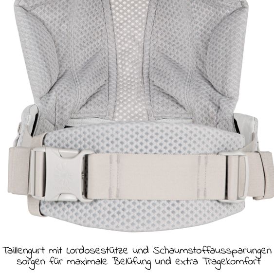 Ergobaby Baby carrier Omni Breeze Soft Flex - Pearl Grey