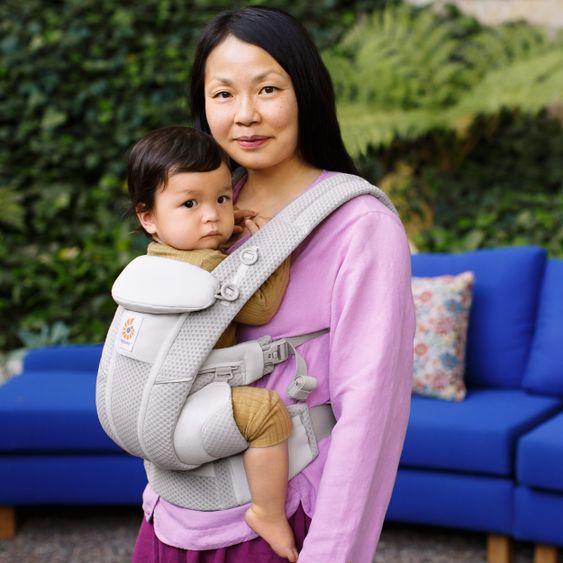 Ergobaby Marsupio Omni Breeze Soft Flex - Grigio perla