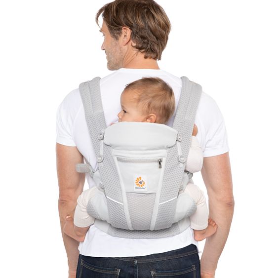 Ergobaby Baby carrier Omni Breeze Soft Flex - Pearl Grey