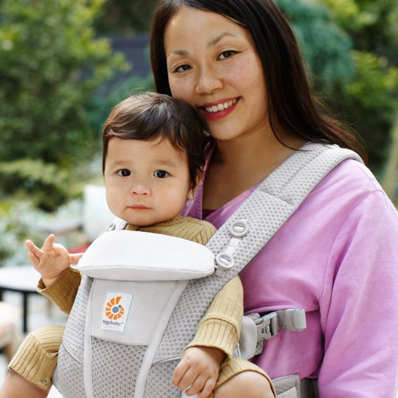 Ergobaby Baby carrier Omni Breeze Soft Flex - Pearl Grey