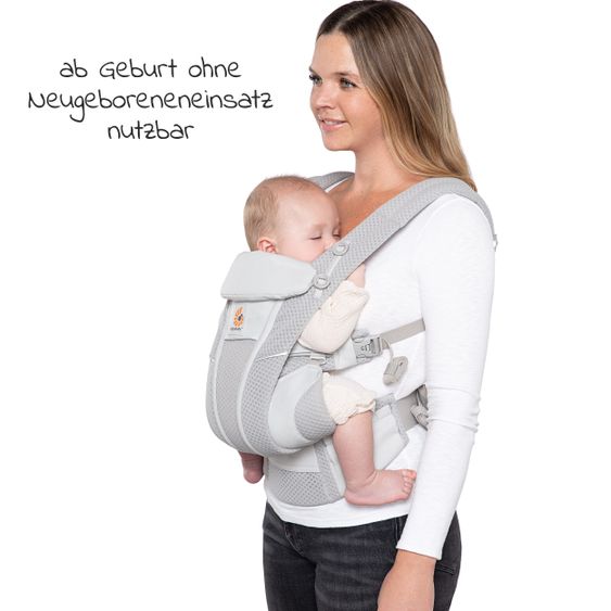 Ergobaby Baby carrier Omni Breeze Soft Flex - Pearl Grey