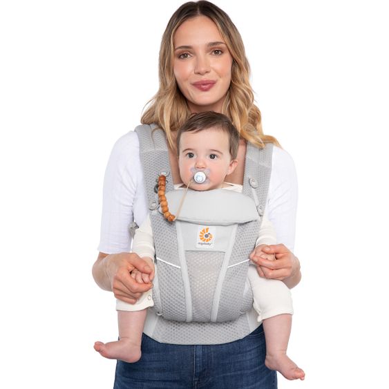 Ergobaby Baby carrier Omni Breeze Soft Flex - Pearl Grey