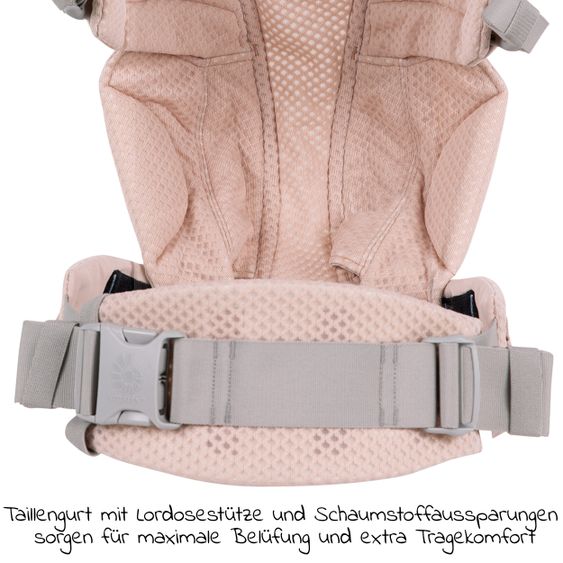 Ergobaby Babytrage Omni Breeze Soft Flex - Pink Quarz