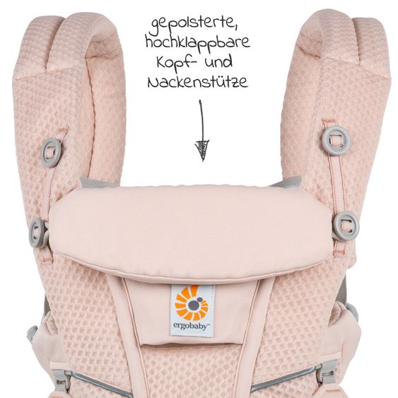 Ergobaby Babytrage Omni Breeze Soft Flex - Pink Quarz