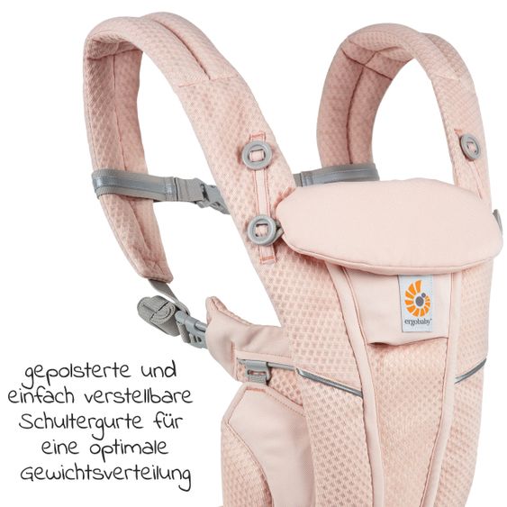Ergobaby Babytrage Omni Breeze Soft Flex - Pink Quarz