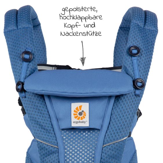 Ergobaby Babytrage Omni Breeze Soft Flex - Saphire Blue