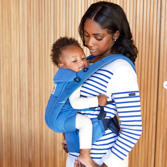 Ergobaby Babytrage Omni Breeze Soft Flex - Saphire Blue
