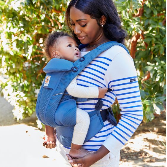 Ergobaby Babytrage Omni Breeze Soft Flex - Saphire Blue