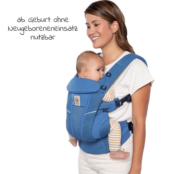 Ergobaby Babytrage Omni Breeze Soft Flex - Saphire Blue
