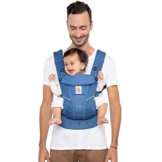 Ergobaby Babytrage Omni Breeze Soft Flex - Saphire Blue
