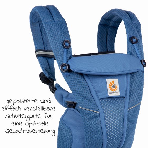 Ergobaby Babytrage Omni Breeze Soft Flex - Saphire Blue