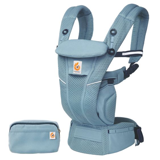 Ergobaby Babytrage Omni Breeze Soft Flex - Slate Blue