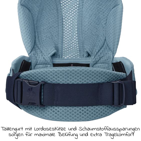 Ergobaby Babytrage Omni Breeze Soft Flex - Slate Blue