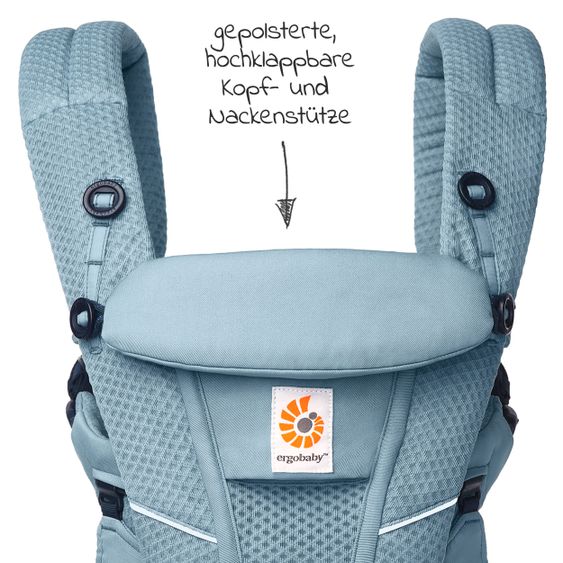 Ergobaby Babytrage Omni Breeze Soft Flex - Slate Blue